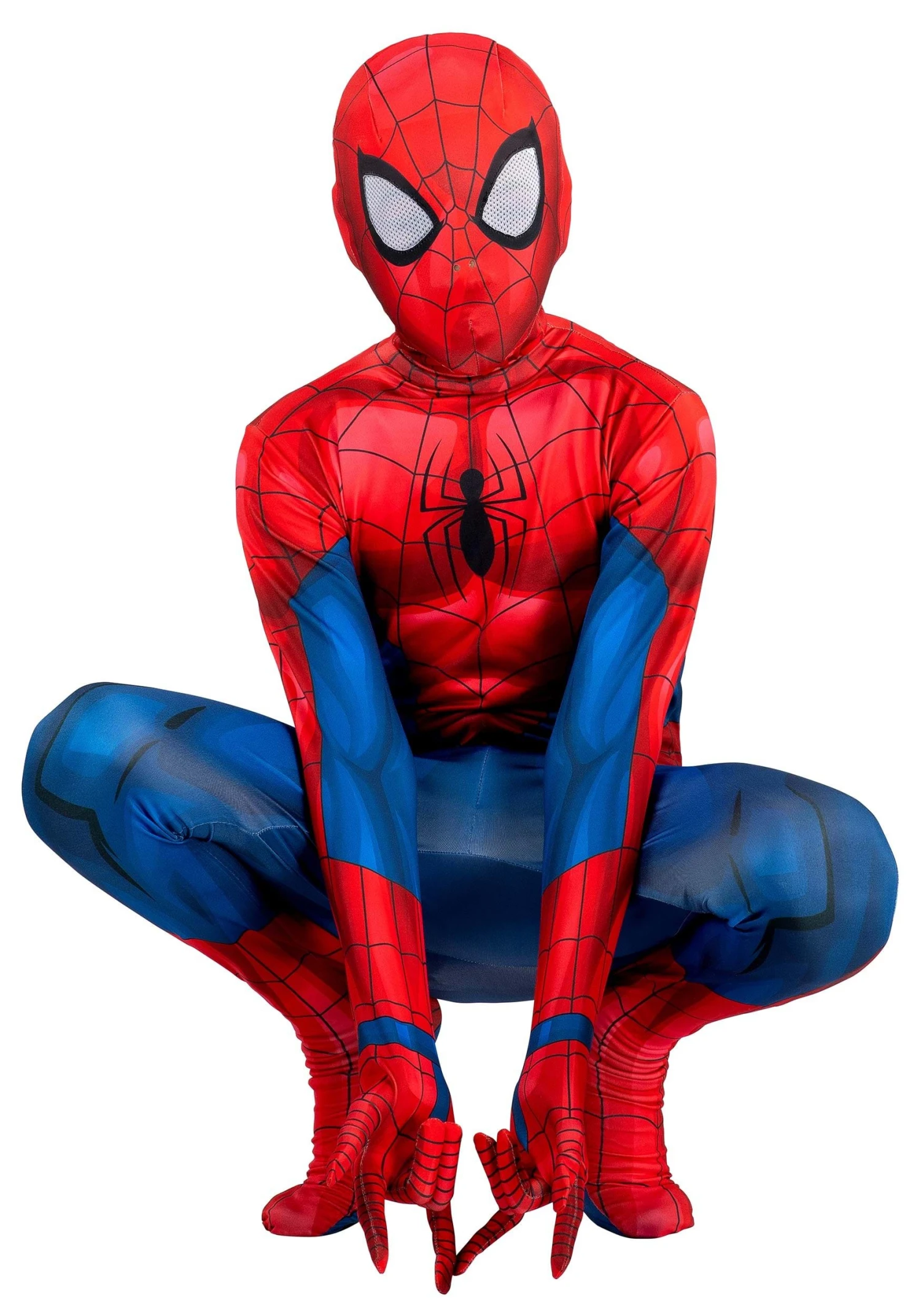 JAZWARES Classic Spider-Man Zentai Costume For Kids 2 JAZWARES Classic Spider-Man Zentai Costume For Kids - Image 2