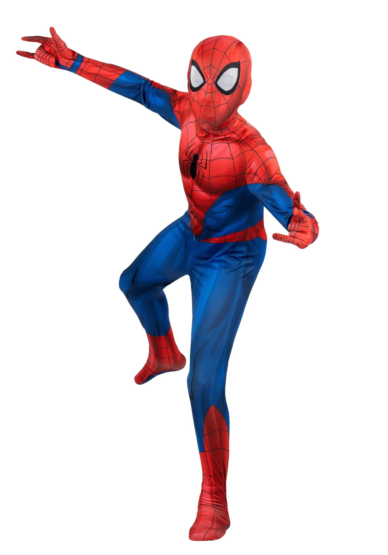 JAZWARES Classic Spider-Man Zentai Costume For Kids 3 JAZWARES Classic Spider-Man Zentai Costume For Kids - Image 3