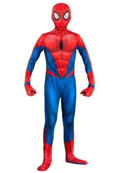 JAZWARES Classic Spider-Man Zentai Costume For Kids 8 JAZWARES Classic Spider-Man Zentai Costume For Kids -Halloween Costumes Shop kids classic spiderman zentai costume alt 3