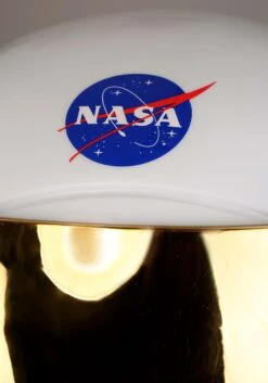 Kid's Deluxe Astronaut Cosmonaut Gold Costume Helmet -Halloween Costumes Shop kids cosmonaut helmet alt 2