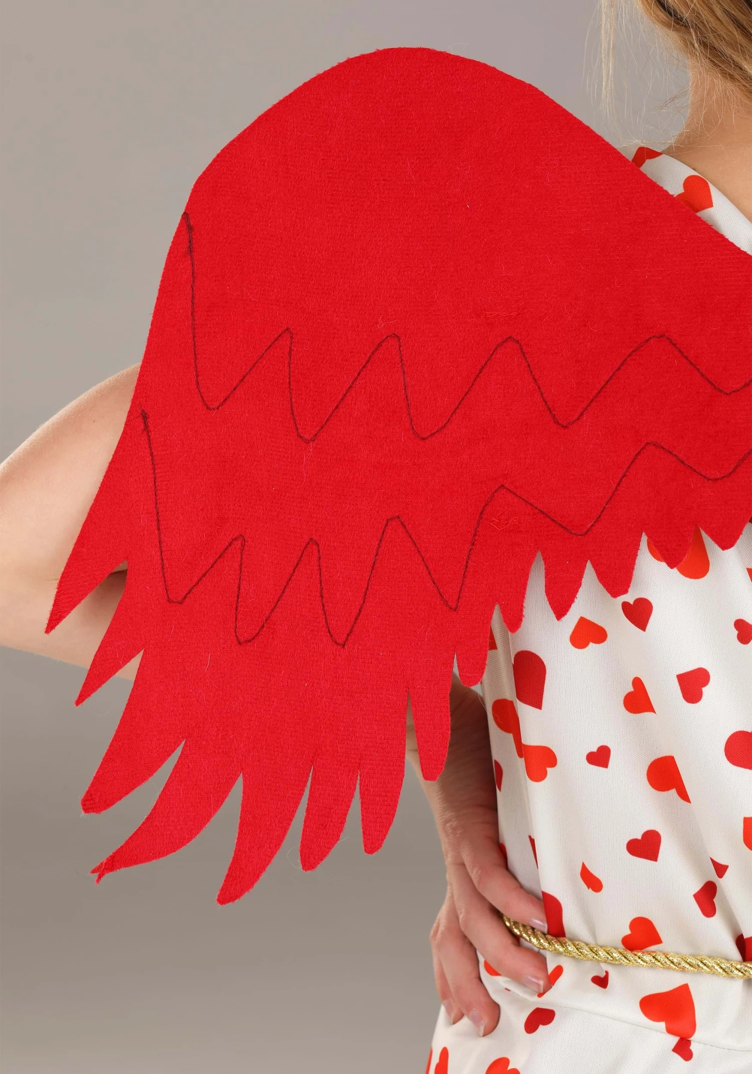 Girl's Cutie Cupid Costume Dress 6 Girl's Cutie Cupid Costume Dress - Image 6