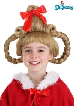 Kid's Deluxe Dr. Seuss Cindy Lou Who Costume Wig