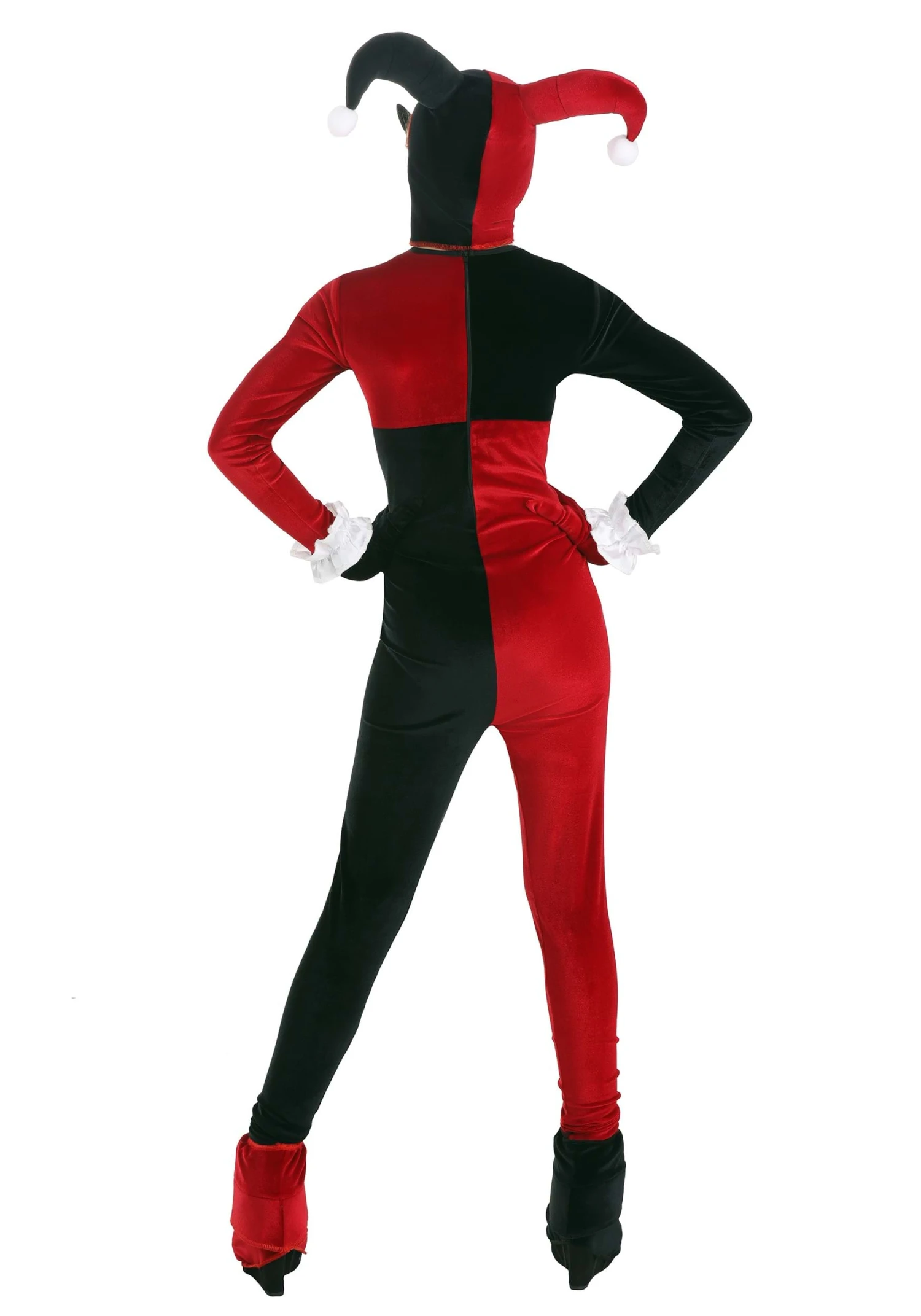 Deluxe Kid's Harley Quinn Costume 2 Deluxe Kid's Harley Quinn Costume - Image 2