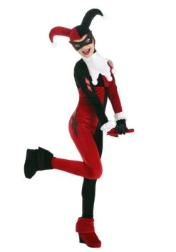 Deluxe Kid's Harley Quinn Costume 8 Deluxe Kid's Harley Quinn Costume -Halloween Costumes Shop kids deluxe harley quinn costume alt 2