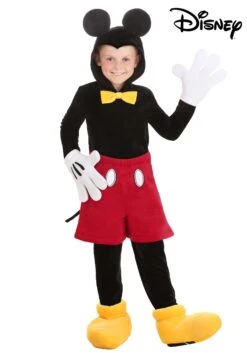 Disney Deluxe Mickey Mouse Costume For Kids 17 Disney Deluxe Mickey Mouse Costume For Kids -Halloween Costumes Shop kids deluxe mickey mouse costume alt 7