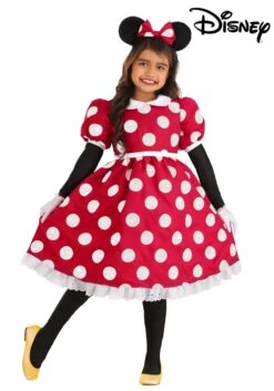 Deluxe Disney Minnie Mouse Costume For Girls -Halloween Costumes Shop kids deluxe minnie mouse costume alt 3