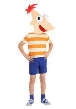 Disney Phineas & Ferb Kid's Phineas Costume -Halloween Costumes Shop kids disney phineas costume alt 5