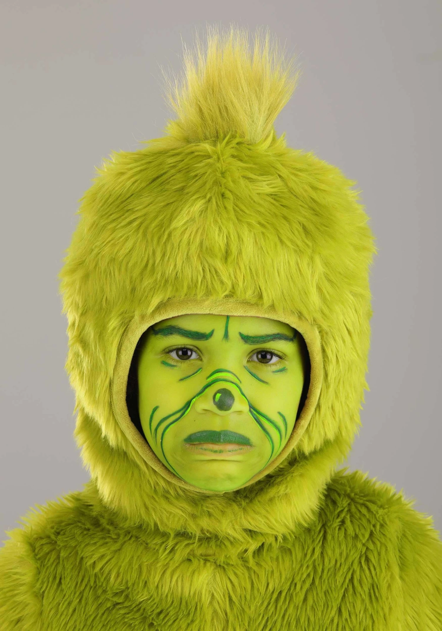 Dr. Seuss Grinch Kid's Open Face Costume 3 Dr. Seuss Grinch Kid's Open Face Costume - Image 3