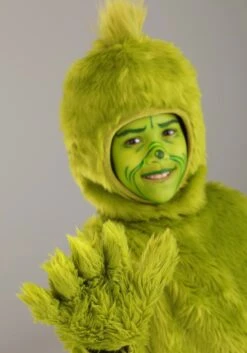 Dr. Seuss Grinch Kid's Open Face Costume 10 Dr. Seuss Grinch Kid's Open Face Costume -Halloween Costumes Shop kids dr seuss grinch open face costume alt 3