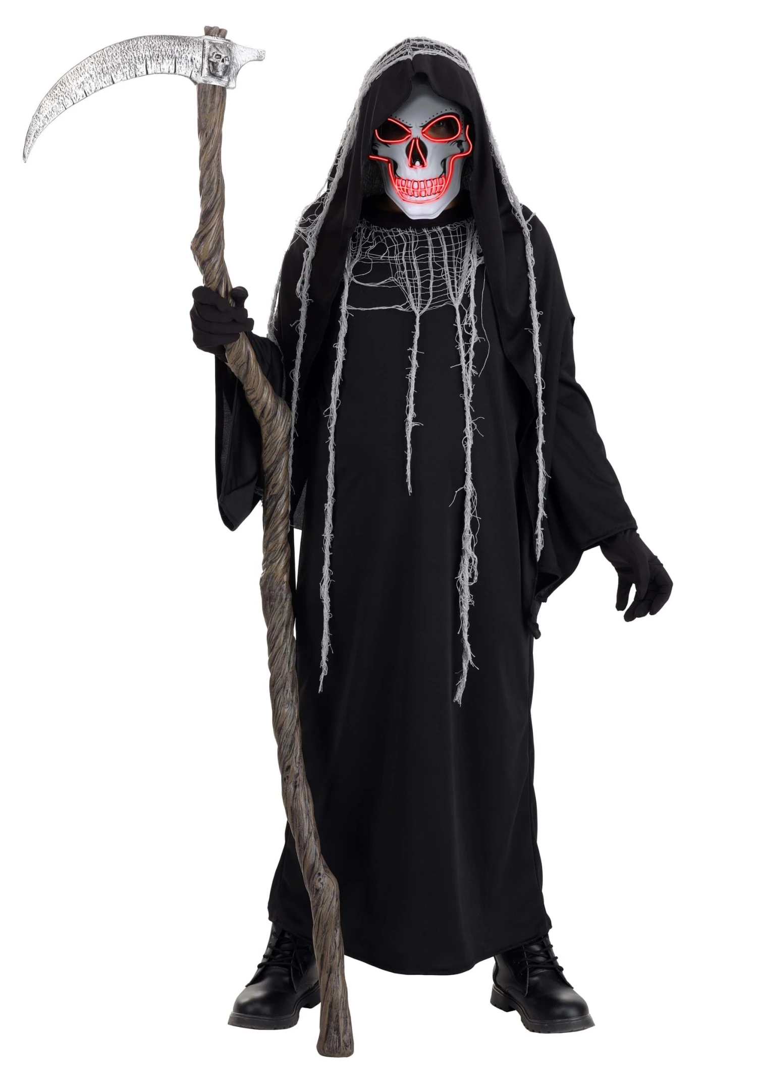 Child Glowing Reaper Costume 1 Child Glowing Reaper Costume