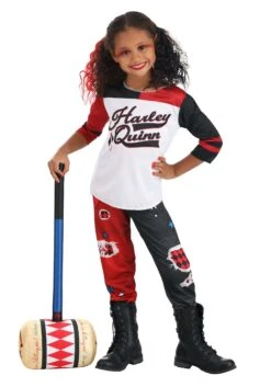 Harley Quinn Suicide Squad Costume For Children -Halloween Costumes Shop kids harley quinn squad costume alt 10