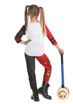 Harley Quinn Suicide Squad Costume For Children -Halloween Costumes Shop kids harley quinn squad costume alt 11