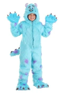 Disney Hooded Monsters Inc Sulley Costume For Kids -Halloween Costumes Shop kids hooded monsters inc sulley costume alt 5