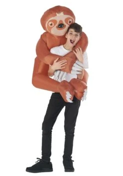 Inflatable Sloth Hugger Mugger Costume For Kids