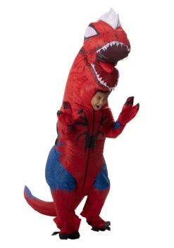 JAZWARES Inflatable Spider-Rex Costume For Kids