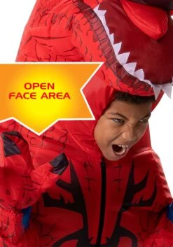 JAZWARES Inflatable Spider-Rex Costume For Kids 6 JAZWARES Inflatable Spider-Rex Costume For Kids -Halloween Costumes Shop kids inflatable spider rex costume alt 2