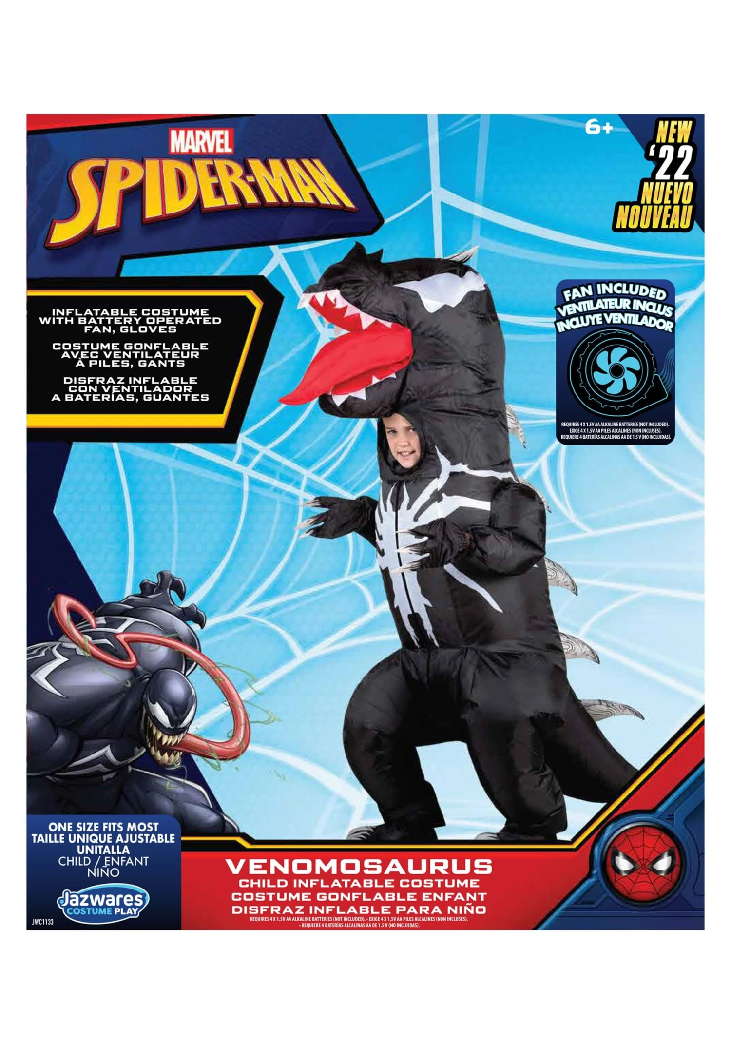 JAZWARES Inflatable Venomosaurus Costume For Kids 4 JAZWARES Inflatable Venomosaurus Costume For Kids - Image 4