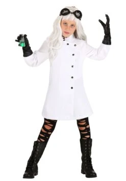 Girls Mad Scientist Dress Costume For Kids