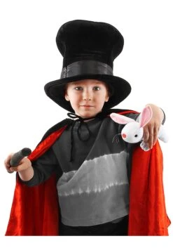 Kid's Magician Plush Costume Hat With Rabbit