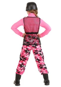 Kid's Pink Camo Trooper Costume -Halloween Costumes Shop kids pink camo trooper costume alt 4