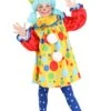 Posh Polka Dot Clown Costume For Girls