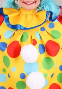 Posh Polka Dot Clown Costume For Girls -Halloween Costumes Shop kids posh polka dot clown costume alt 2