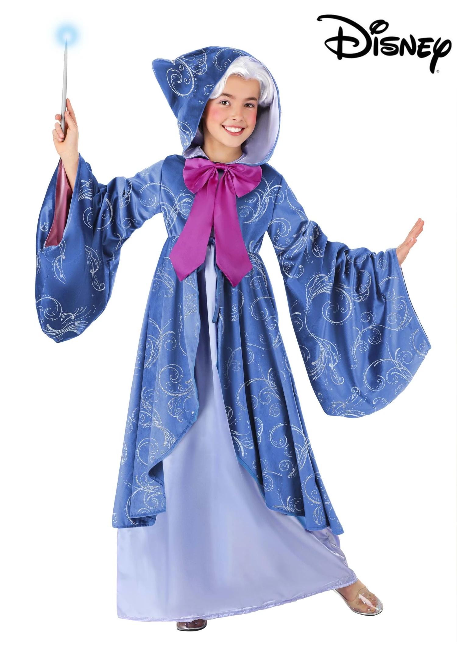 Premium Disney Fairy Godmother Costume For Kids 5 Premium Disney Fairy Godmother Costume For Kids - Image 5