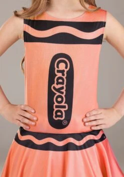 Girl's Red Crayon Costume Dress -Halloween Costumes Shop kids red crayon costume dress alt 2