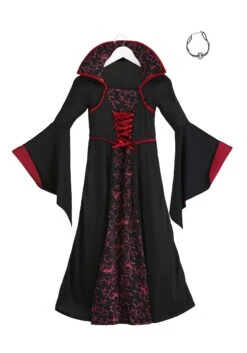 Girls Royal Vampire Costume -Halloween Costumes Shop kids royal vampire costume alt5