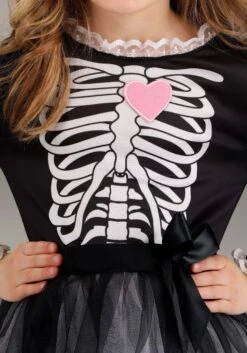 Skeleton Dress Costume For Kids 7 Skeleton Dress Costume For Kids -Halloween Costumes Shop kids skeleton dress costume alt 2