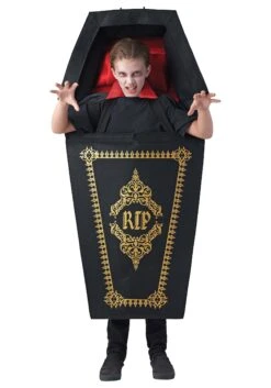 Vampire Casket Costume For Kids