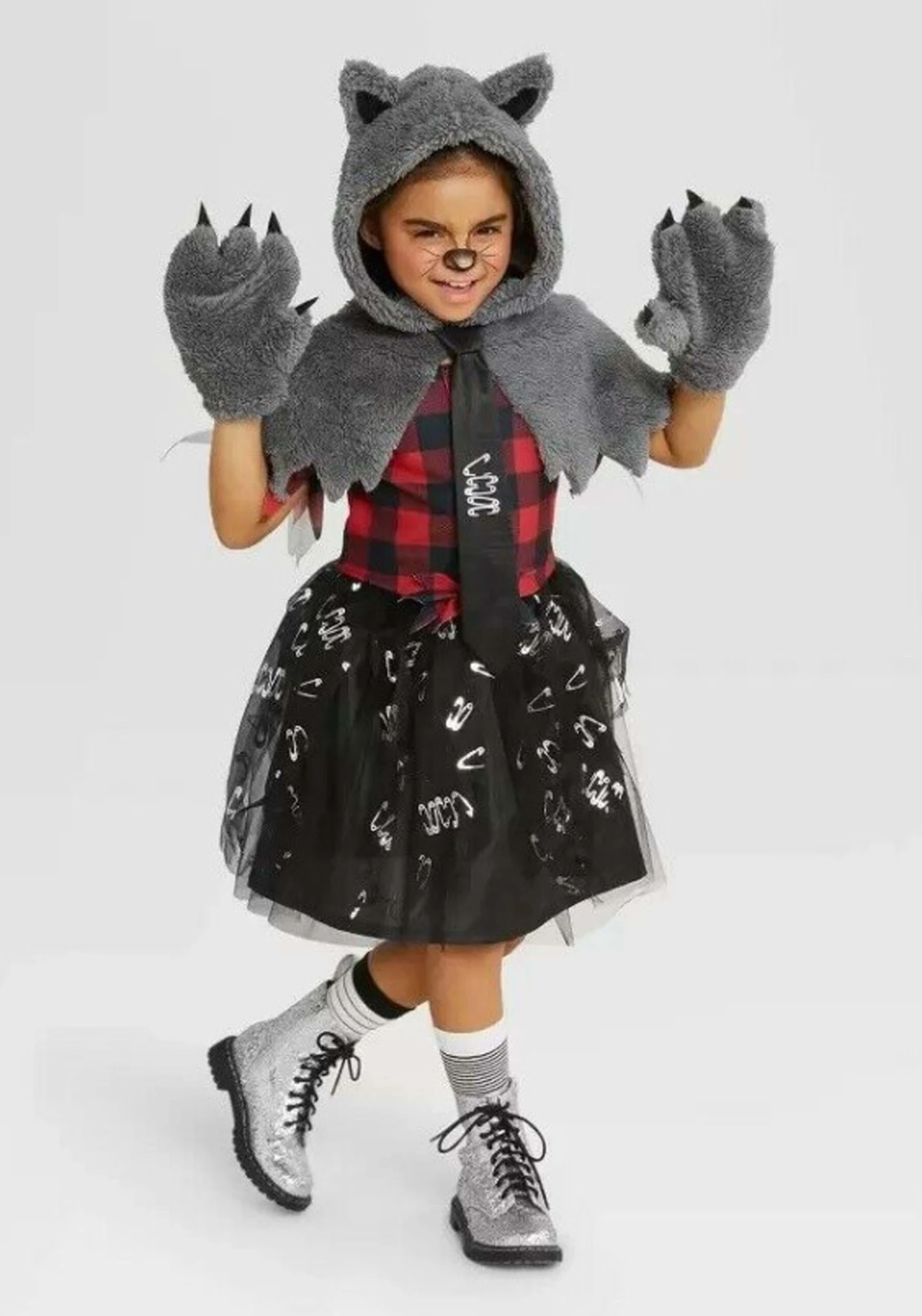 Werewolf Dress Kids Costume 1 Werewolf Dress Kids Costume