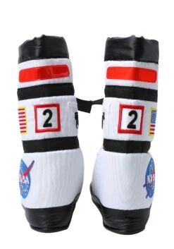 Kids White Astronaut Boots -Halloween Costumes Shop kids white astronaut boots 2