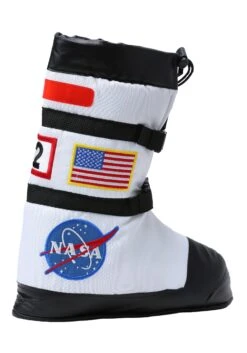 Kids White Astronaut Boots -Halloween Costumes Shop kids white astronaut boots 3