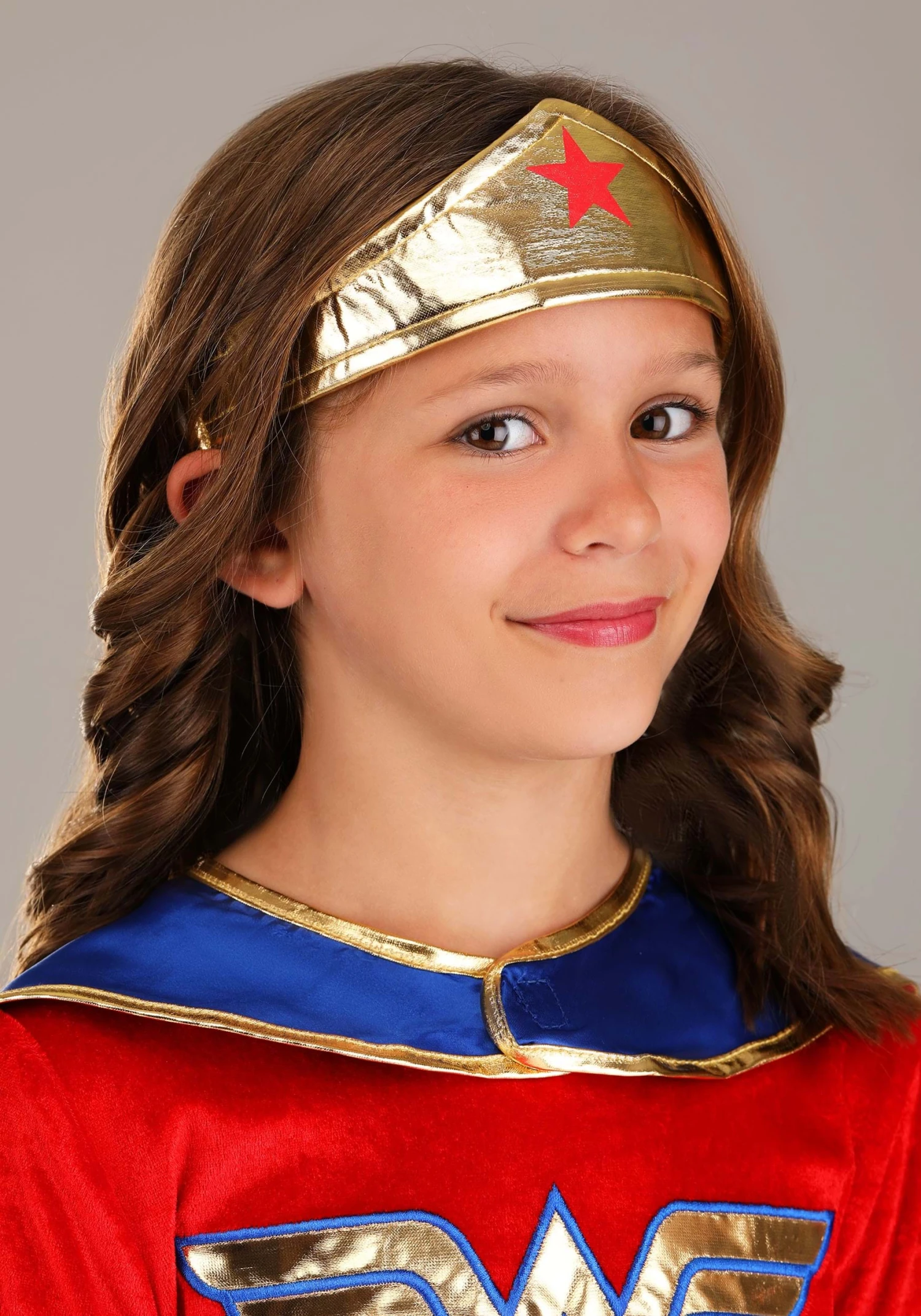 Girl's Long Sleeve Dress Wonder Woman Costume 3 Girl's Long Sleeve Dress Wonder Woman Costume - Image 3