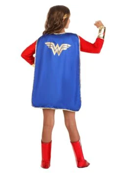 Girl's Long Sleeve Dress Wonder Woman Costume 18 Girl's Long Sleeve Dress Wonder Woman Costume -Halloween Costumes Shop kids wonder woman long sleeve dress costume alt 8