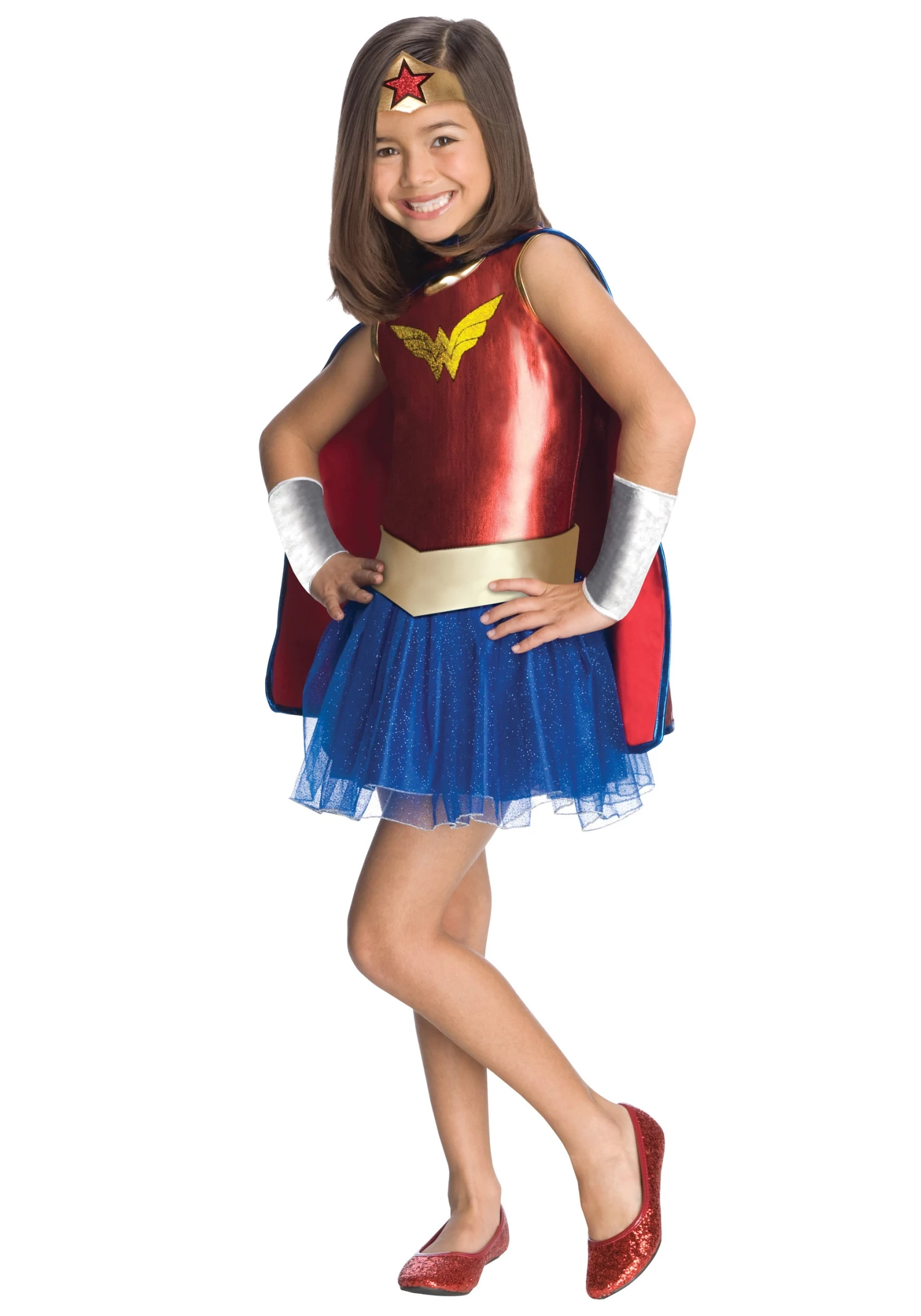 Kids Wonder Woman Tutu Costume 1 Kids Wonder Woman Tutu Costume