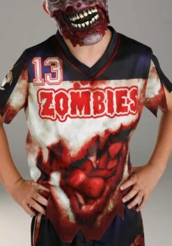 Zombie Soccer Player Costume For Kids 10 Zombie Soccer Player Costume For Kids -Halloween Costumes Shop kids zombie soccer player costume alt 2