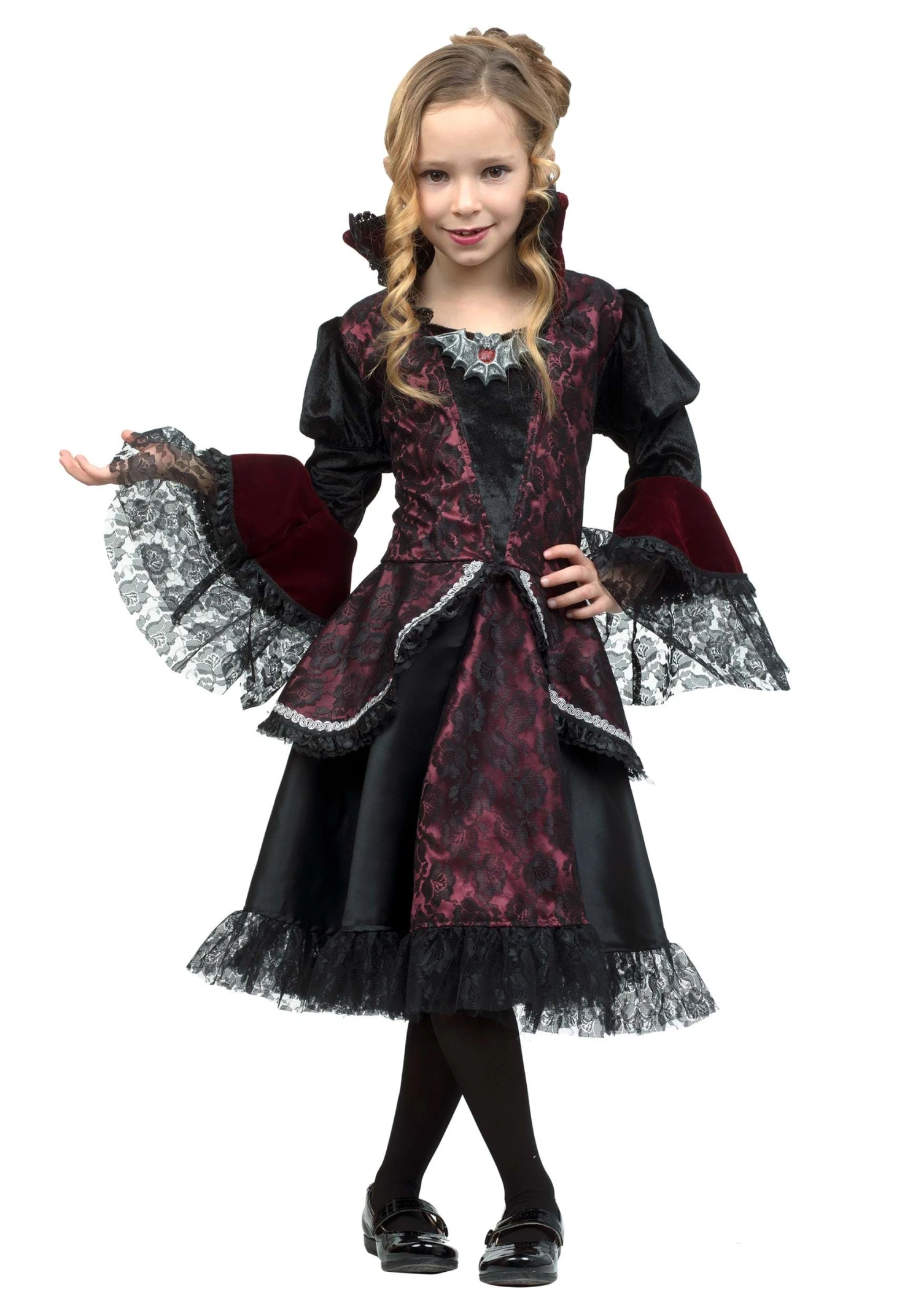 Lil' Victorian Vampire Costume For Girls 1 Lil' Victorian Vampire Costume For Girls