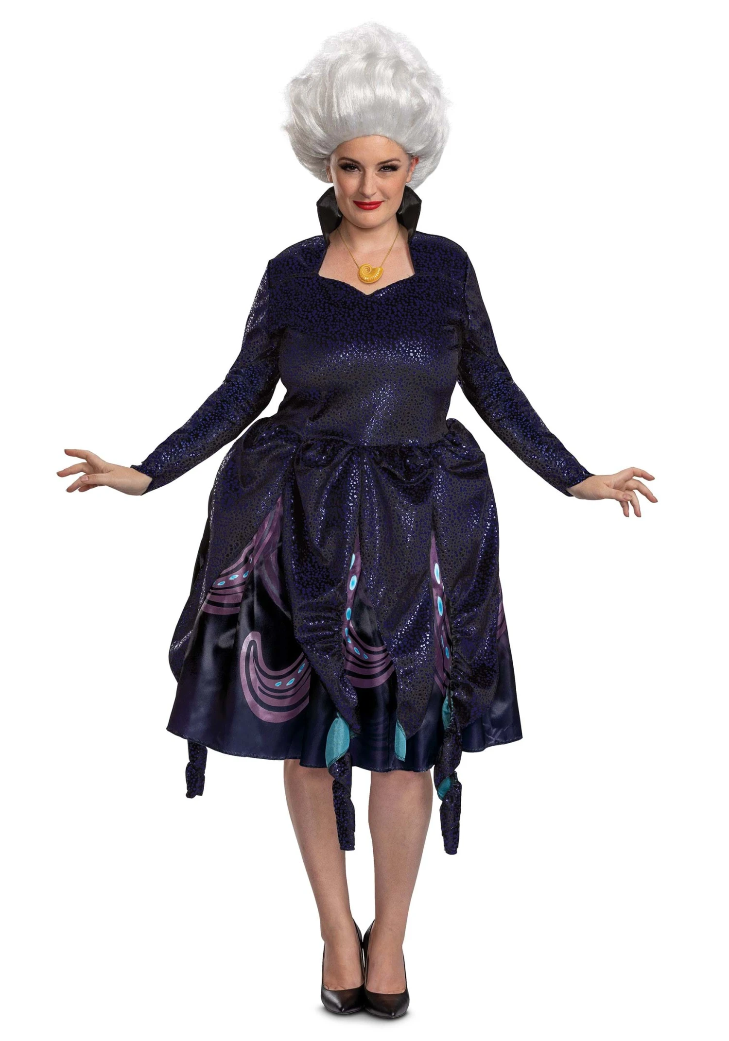 Disguise Women's The Little Mermaid Live Action Deluxe Ursula Costume Dress 3 Disguise Women's The Little Mermaid Live Action Deluxe Ursula Costume Dress - Image 3