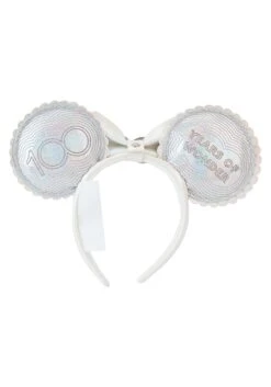 Loungefly Disney 100 Celebration White Cake Minnie Costume Headband Ears -Halloween Costumes Shop loungefly disney 100 celebration cake minnie ears alt 3