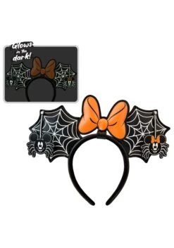 Disney Mickey And Minnie Spider Headband By Loungefly