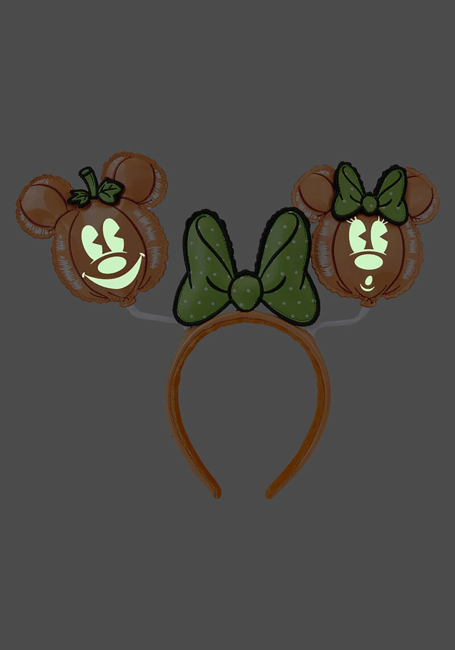 Disney Mickey And Minnie Pumpkin Balloon Loungefly Headband 2 Disney Mickey And Minnie Pumpkin Balloon Loungefly Headband - Image 2