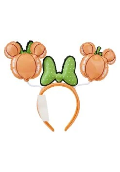 Disney Mickey And Minnie Pumpkin Balloon Loungefly Headband 7 Disney Mickey And Minnie Pumpkin Balloon Loungefly Headband -Halloween Costumes Shop loungefly disney mickey minnie pumpkin headband alt 2