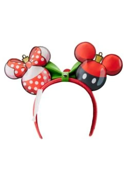 Loungefly Mickey Minnie Ornament Headband -Halloween Costumes Shop loungefly mickey minnie ornament heandband alt 2