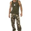 Smiffys Male Khaki Camo Costume