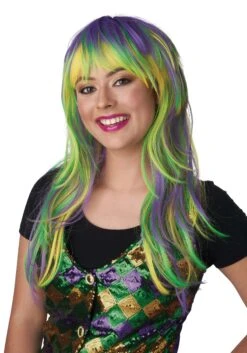Party Girl Mardi Gras Wig