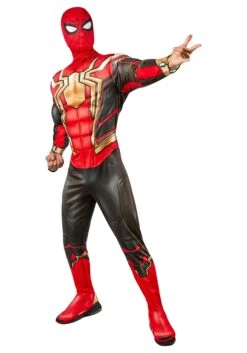 Marvel Deluxe Adult Iron Spider-Man Costume -Halloween Costumes Shop marvel deluxe iron spiderman adult costume alt 2