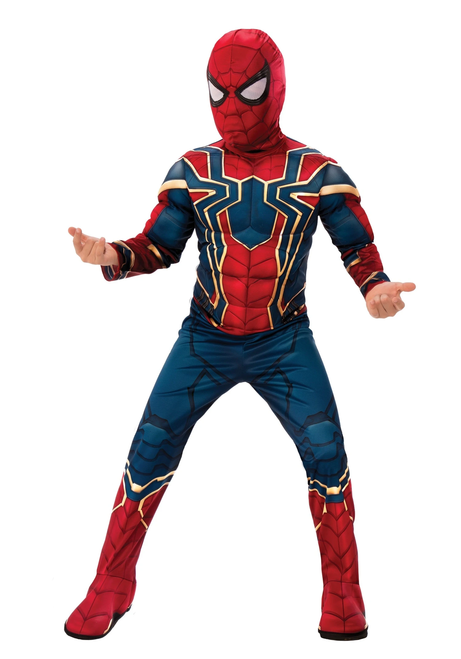 Marvel Infinity War Deluxe Iron Spider Kid's Costume 1 Marvel Infinity War Deluxe Iron Spider Kid's Costume