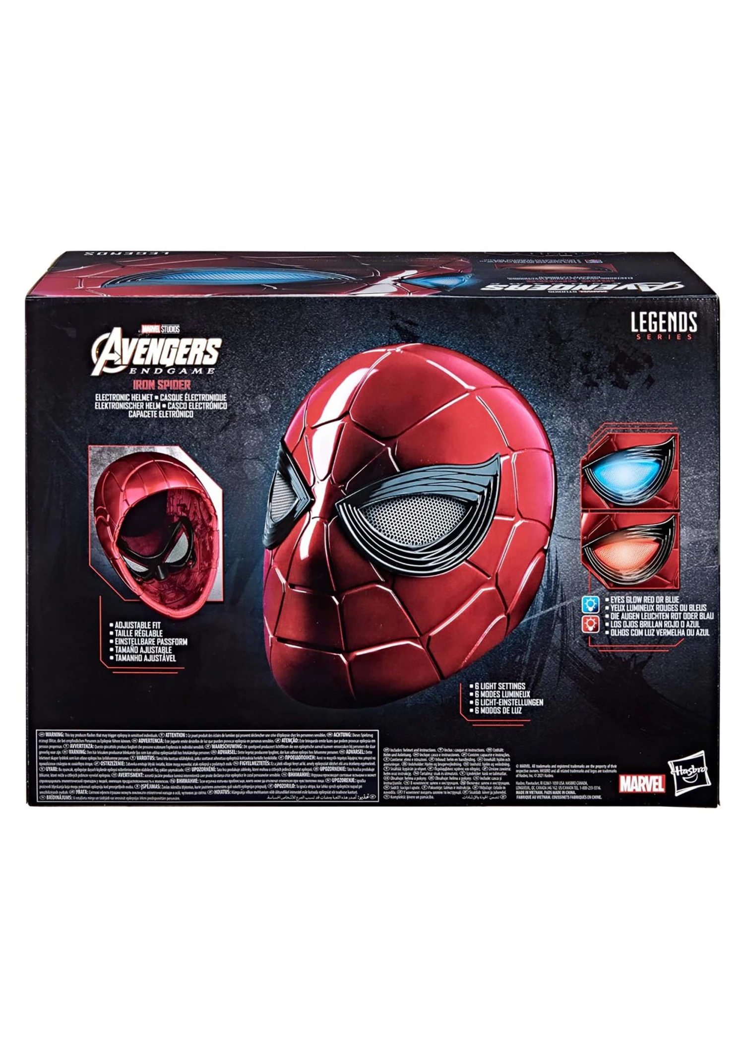 Hasbro Marvel Legends Series Spider-Man Iron Spider Electronic Helmet 11 Hasbro Marvel Legends Series Spider-Man Iron Spider Electronic Helmet - Image 11